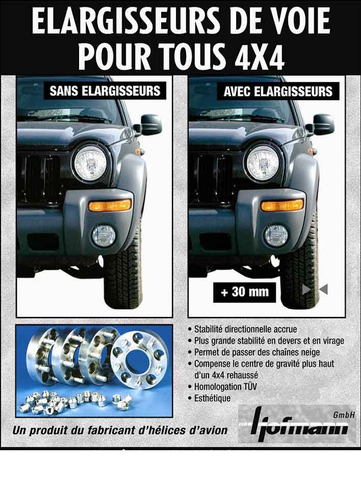 JAPOPIÈCES BOUTIQUE 4X4  Élargisseurs de Voie HOFMANN Accueil Boutique en  Ligne